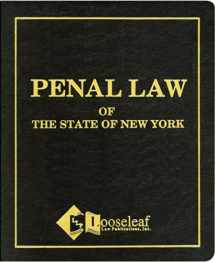 9780930137021-0930137027-Penal Law ``N.Y.S. Certified''