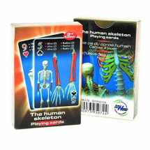 9780973950724-0973950722-Human skeleton playing cards (English, Spanish and French Edition)