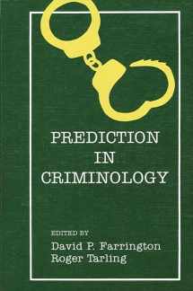 9780887060045-0887060048-Prediction in Criminology (Suny Series on Critical Issues in Criminal Justice)