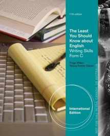 9781285177526-1285177525-The Least You Should Know About English: Writing Skills, Form C, International Edition