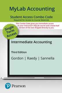 9780137391707-0137391706-Intermediate Accounting -- MyLab Accounting with Pearson eText + Print Combo Access Code