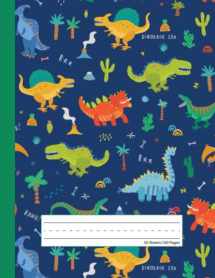 9781718087385-1718087381-Dinosaur Era - Primary Story Journal: Dotted Midline and Picture Space | Grades K-2 School Exercise Book | 100 Story Pages - Blue