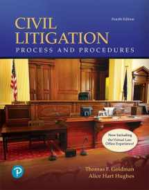 9780134831046-0134831047-Civil Litigation: Process and Procedures