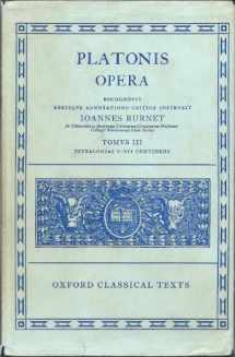 9780198145424-019814542X-Platonis Opera, Vol. 3: Tetralogiam V-VII Continens (Oxford Classical Texts) (Greek Edition)