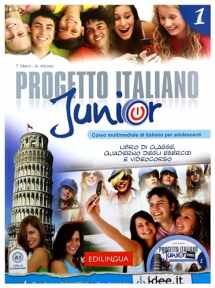 9789606930324-9606930327-progetto italiano junior 1 - libro + qua