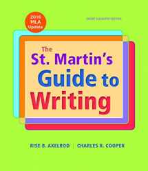 9781319087722-1319087728-The St. Martin's Guide to Writing Short Edition with 2016 MLA Update