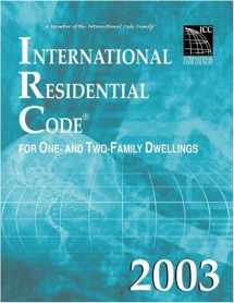9781892395580-1892395584-International Residential Code 2003 (International Code Council Series)