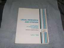 9780314010483-0314010483-Legal Research and Citation (American Casebooks)