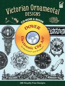 9780486998152-0486998150-Victorian Ornamental Designs CD-ROM and Book (Dover Electronic Clip Art)