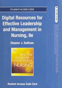 9780133351835-0133351831-Effective Leadership and Management in Nursing Digital Resources Access Card