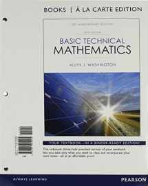 9780321924995-0321924991-Basic Technical Mathematics, Books a la Carte Edition