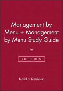 9780470167700-047016770X-Management by Menu, 4th Edition + Management by Menu SG SET