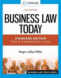 9780357634851-0357634853-Business Law Today - Standard Edition: Text & Summarized Cases (MindTap Course List)
