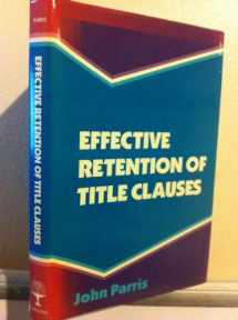 9780003830743-0003830748-Effective retention of title clauses