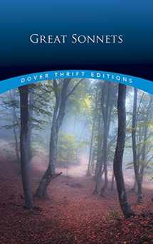9780486280523-0486280527-Great Sonnets (Dover Thrift Editions: Poetry)