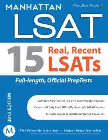 9781937707125-1937707121-15 Real, Recent LSATs: Manhattan LSAT Practice Book (Manhattan Lsat: Practice Books)