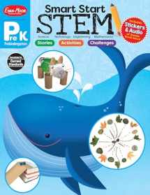 9781629385396-1629385395-Evan-Moor Smart Start STEM Workbook, Grade PreK, Science, Technology, Engineering, Math, Hands On Activities, Problem Solving, Critical Thinking, Fine Motor Skills, Sequencing, Animals, Homeschool