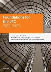 9780198838562-0198838565-Foundations for the LPC 2019-2020 (Legal Practice Course Manuals)