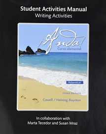 9780134146843-0134146840-Writing Activities for ¡Anda! Curso elemental (from Electronic Student Activities Manual)