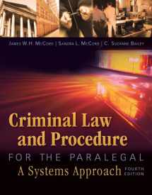 9781435440166-1435440161-Criminal Law and Procedure for the Paralegal