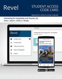 9780135966662-0135966663-Marketing for Hospitality and Tourism -- Revel + Print Combo Access Code