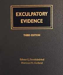 9781558344167-1558344160-Exculpatory Evidence: The Accused's Constitutional Right to Introduce Favorable Evidence