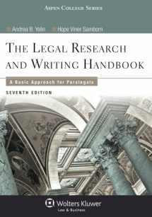 9781454840817-1454840811-Legal Research and Writing Handbook: A Basic Approach for Paralegals (Aspen College)
