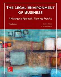 9781259686207-1259686205-Legal Environment of Business, A Managerial Approach: Theory to Practice