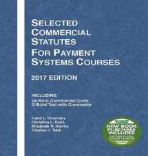 9781683287698-168328769X-Selected Commercial Statutes for Payment Systems Courses: 2017 Edition (Selected Statutes)