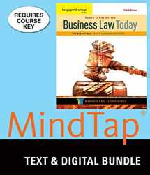 9781337061858-1337061859-Bundle: Cengage Advantage Books: Business Law Today, The Essentials: Text and Summarized Cases, Loose-Leaf Version, 11th + MindTap Business Law, 1 term (6 months) Printed Access Card