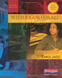9780325042107-0325042101-With Rigor for All, Second Edition: Meeting Common Core Standards for Reading Literature