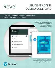 9780135259887-0135259886-Technical Communication -- Revel + Print Combo Access Code