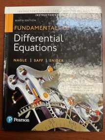 9780321977069-0321977068-Fundamentals of Differential Equations