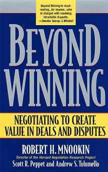 9780674003354-0674003357-Beyond Winning: Negotiating to Create Value in Deals and Disputes