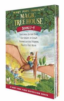 9780375813658-0375813659-Magic Tree House Boxed Set, Books 1-4: Dinosaurs Before Dark, The Knight at Dawn, Mummies in the Morning, and Pirates Past Noon
