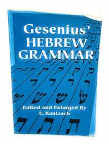 9780486443447-0486443442-Gesenius' Hebrew Grammar (Dover Language Guides)