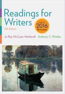 9781337281041-1337281042-Readings for Writers, 2016 MLA Update