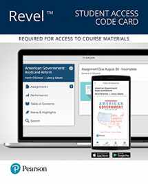 9780134649375-0134649370-Revel for American Government: Roots and Reform, 2016 Presidential Election Edition -- Access Card (13th Edition)