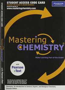 9780321729958-0321729951-MasteringChemistry with Pearson eText -- Valuepack Access Card -- for Chemistry: An Introduction to General, Organic, and Bilogical Chemistry
