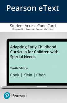 9780136631071-013663107X-Adapting Early Childhood Curricula for Children with Special Needs -- Pearson eText