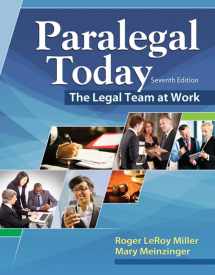 9781305506084-1305506081-Paralegal Today: The Legal Team at Work
