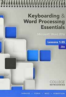 9781337213431-1337213438-Bundle: Keyboarding and Word Processing Essentials Lessons 1-55: Microsoft Word 2016, 20th edition + Keyboarding in SAM 365 & 2016 with MindTap ... 1 term (6 months), Printed Access Card