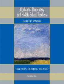 9780558387778-0558387772-Algebra for Elementary and Middle School Teachers: An Inquiry Approach (2nd Edition)