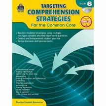 9781420680539-1420680536-Teacher Created Resources Targeting Comprehension Strategies: For the Common Core Book with CD, Grade 6