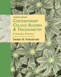 9780534466657-0534466656-Contemporary College Algebra and Trigonometry: A Graphing Approach (with CD-ROM and iLrn Tutorial)