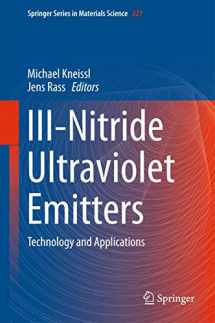 9783319240985-3319240986-III-Nitride Ultraviolet Emitters: Technology and Applications (Springer Series in Materials Science, 227)
