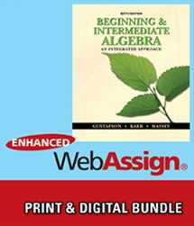 9781111116668-1111116660-Bundle: Beginning and Intermediate Algebra: An Integrated Approach, 6th + WebAssign Printed Access Card for Gustafson/Karr/Massey's Beginning and ... Integrated Approach, 6th Edition, Single-Term