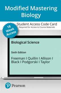 9780136781264-0136781268-Modified Mastering Biology with Pearson eText -- Access Card -- for Biological Science (18-Weeks)