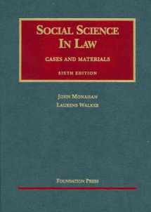 9781587789854-158778985X-Social Science in Law: Cases and Material (University Casebook Series)