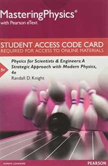9780134083148-0134083148-Mastering Physics with Pearson eText -- Standalone Access Card -- for Physics for Scientists and Engineers: A Strategic Approach with Modern Physics